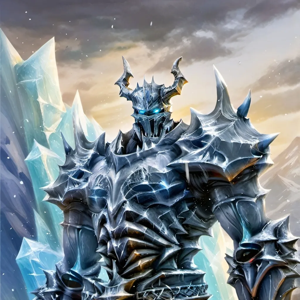 chat with ai character: monster  ice knigh