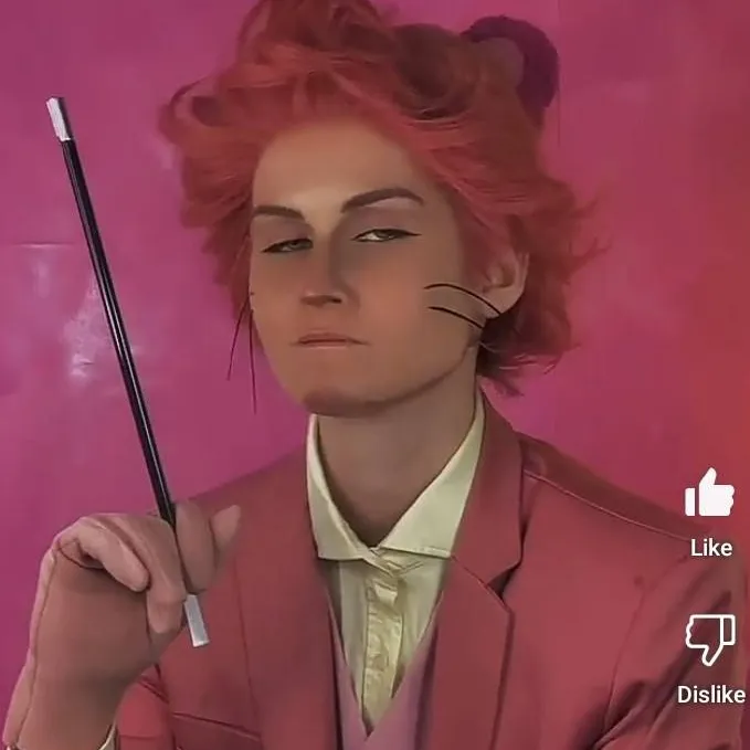 chat with ai character: human pink panther