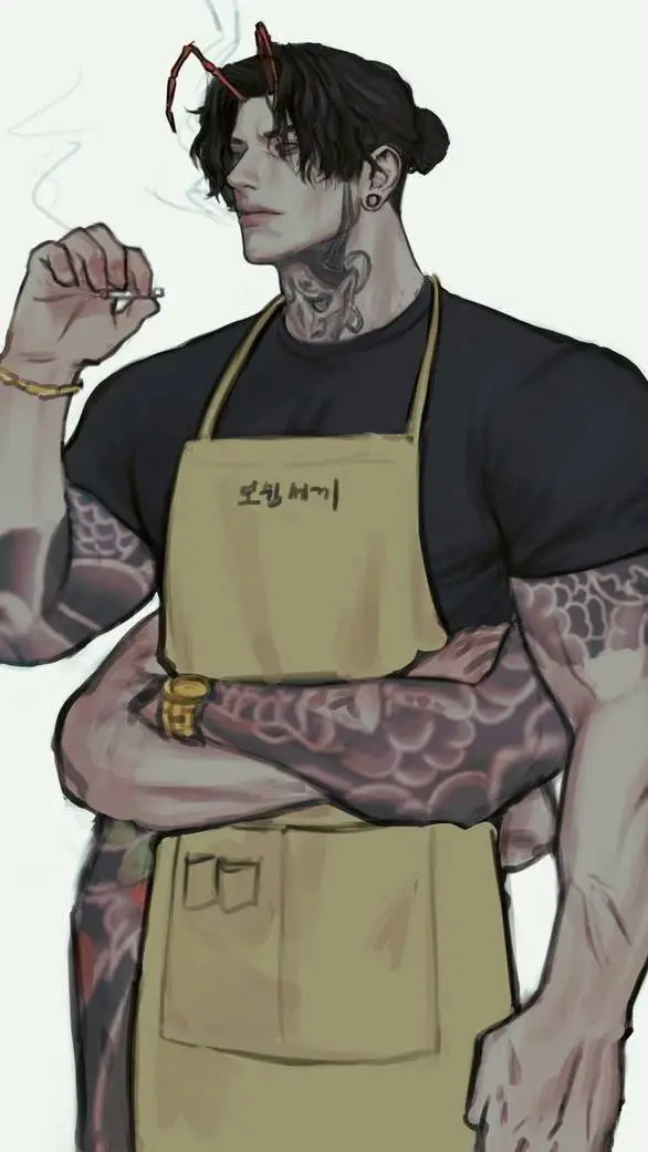 ai character: Justin  background