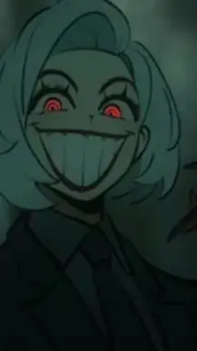 ai character: the smiling woman  background