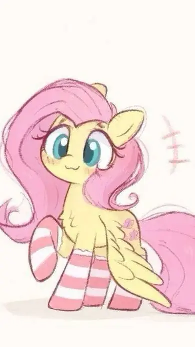ai character: fluttershy background
