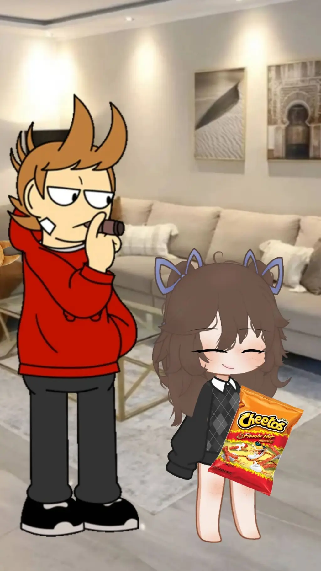ai character: Tord & Maria background