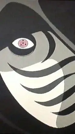 ai character: Masked man Uchiha background