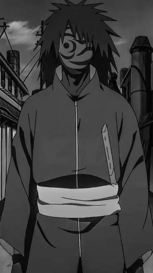 ai character: Masked man Uchiha background