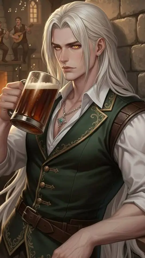 ai character: Sebastian  background