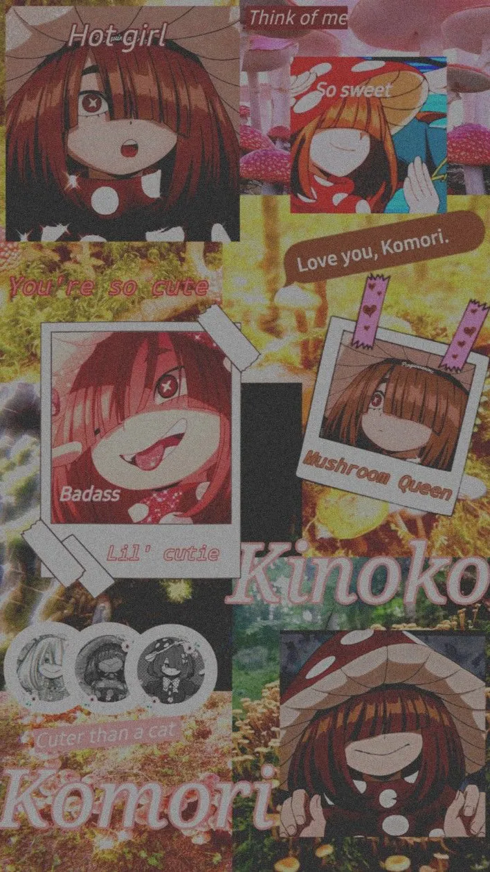 ai character:  Kinoko Komori background