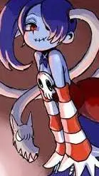 ai character: squigly background
