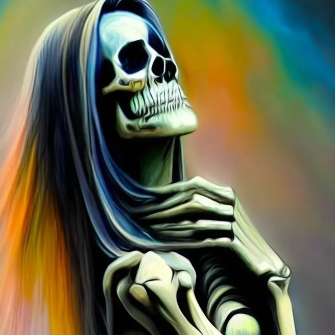 chat with ai character: la muerte 