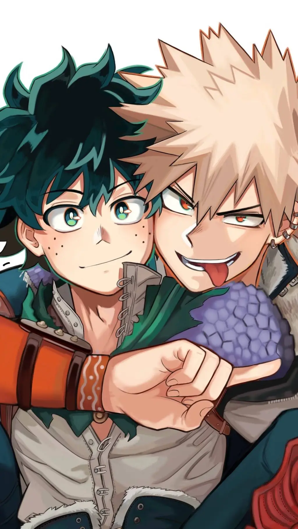 ai character: BakuDeku background