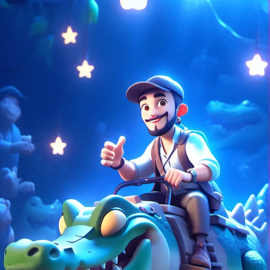 chat with ai character: Guy with Alligator