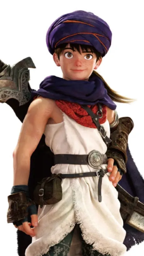 ai character: Luca from dragon q background
