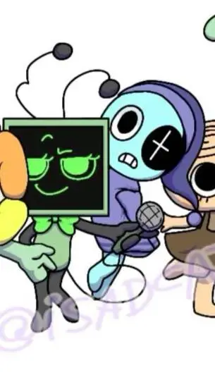 ai character: •Dandy's World• background