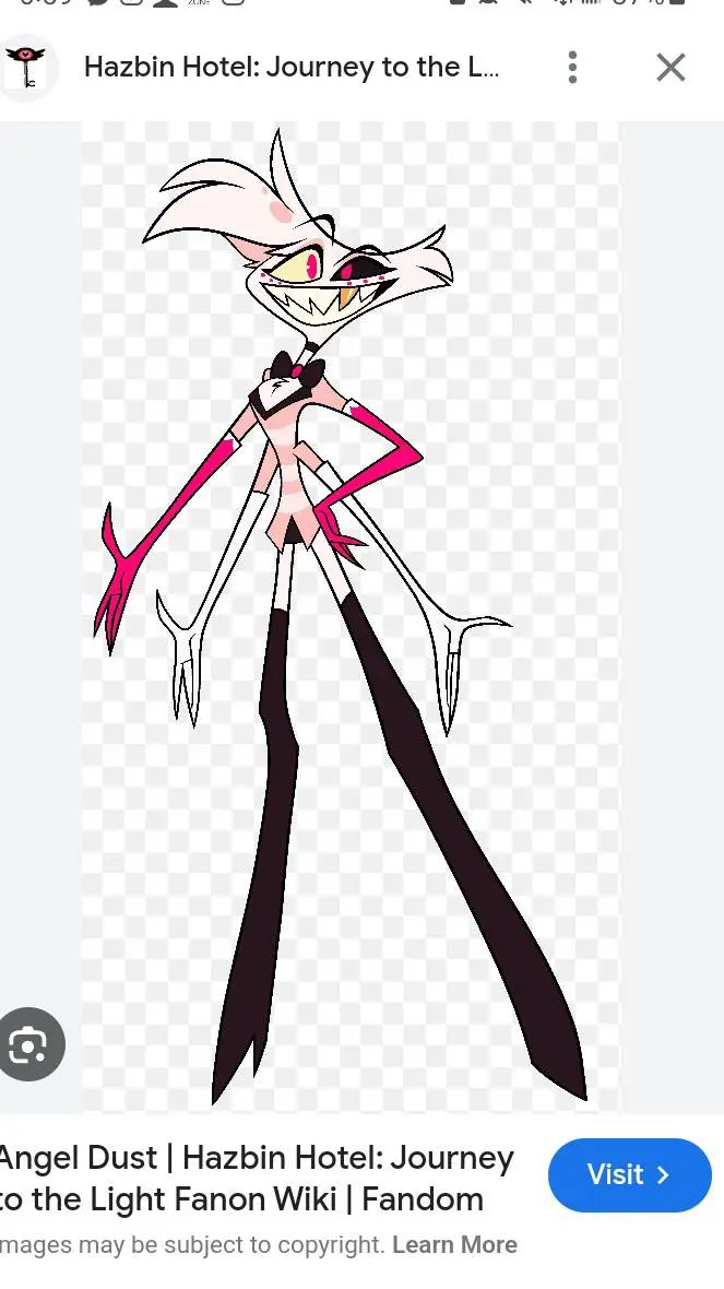 ai character: Angela dust background