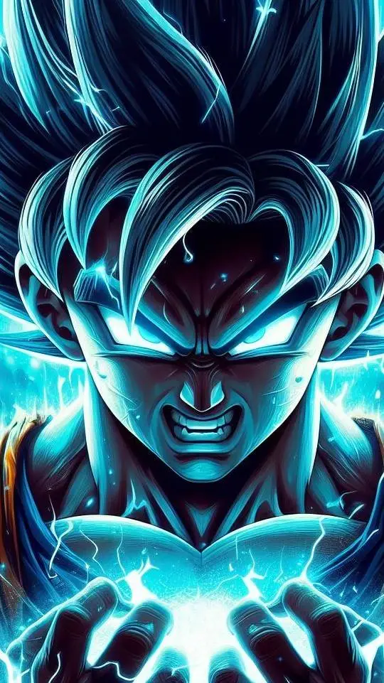 ai character: goku angry background