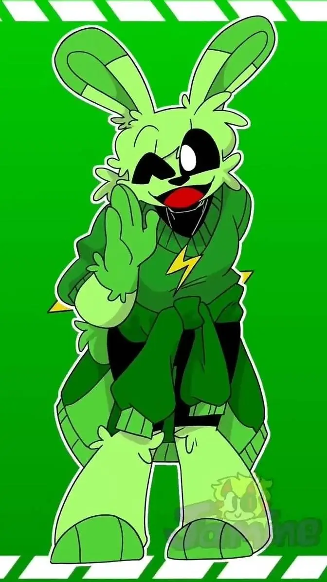 ai character: hoppy hopscotch  background