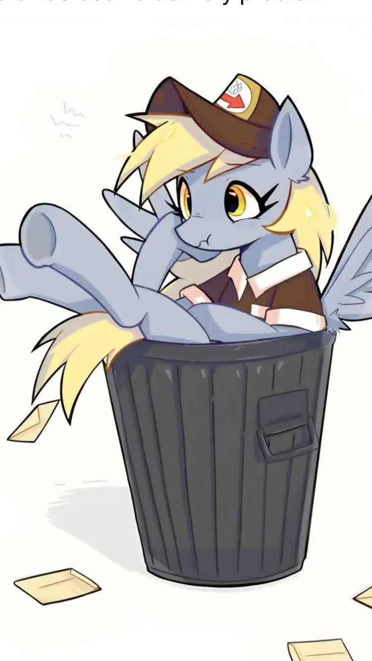 ai character: Derpy Hooves background