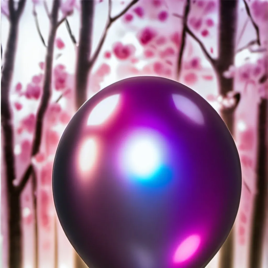 chat with ai character: a purple balloon