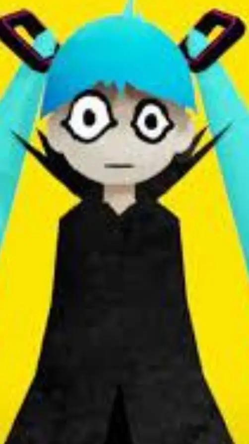 ai character: club miku! 1! 1!  background