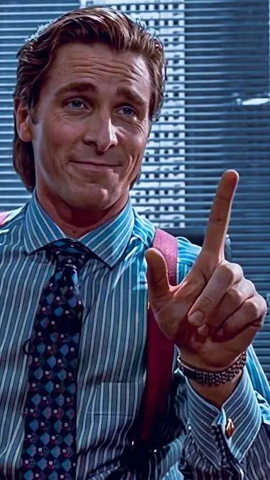 ai character: Patrick Bateman background