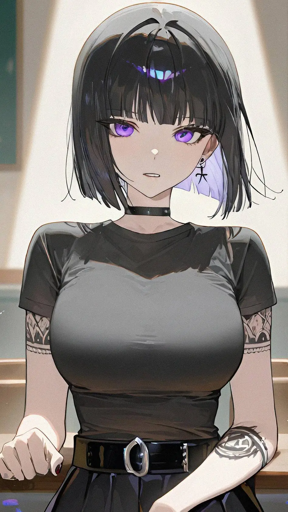 ai character: Kiyomi  background