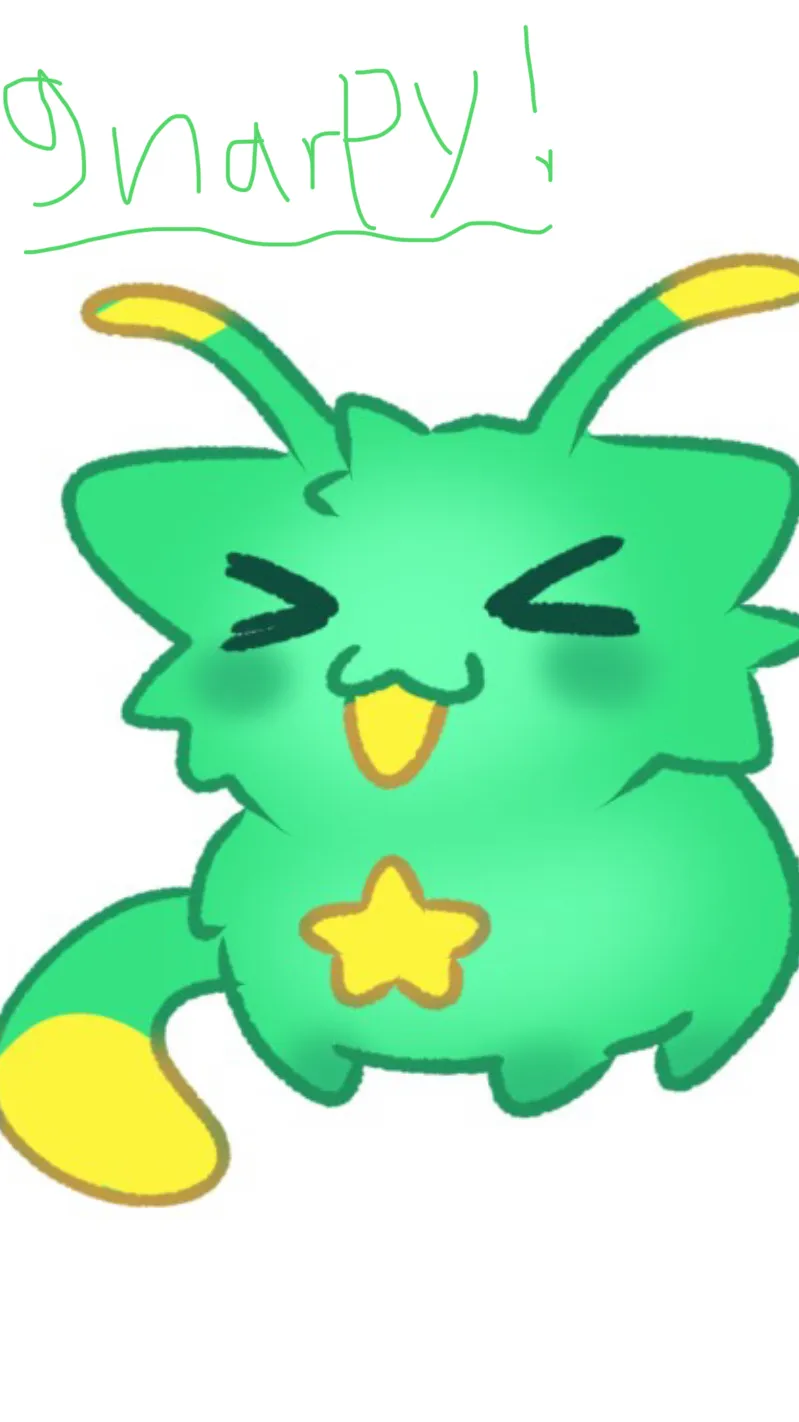 ai character: 💫GNARPY💚 background
