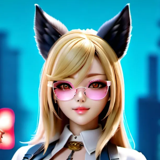 chat with ai character: precious fox girl 
