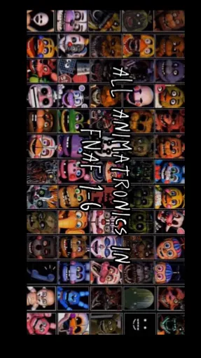 ai character: Animatronics fnaf background