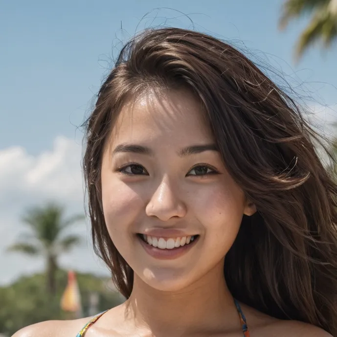 chat with ai character: Mei - Pool Party