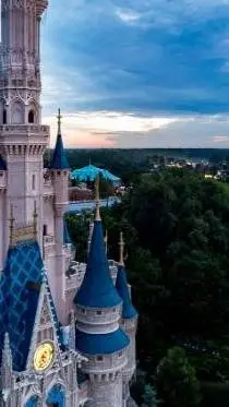ai character: Disney World background
