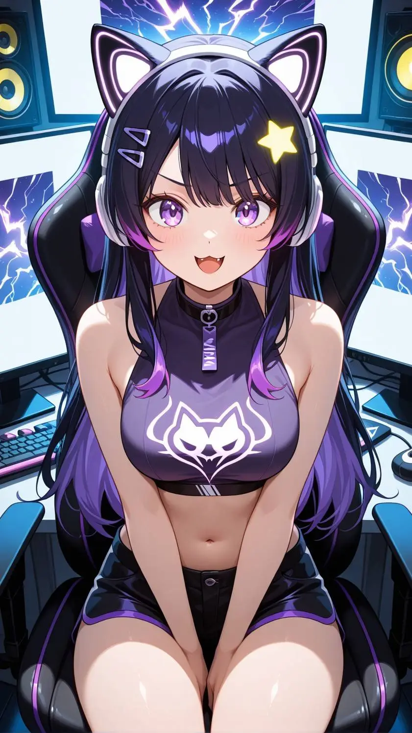 ai character: NyatrixX-VEX-9 background