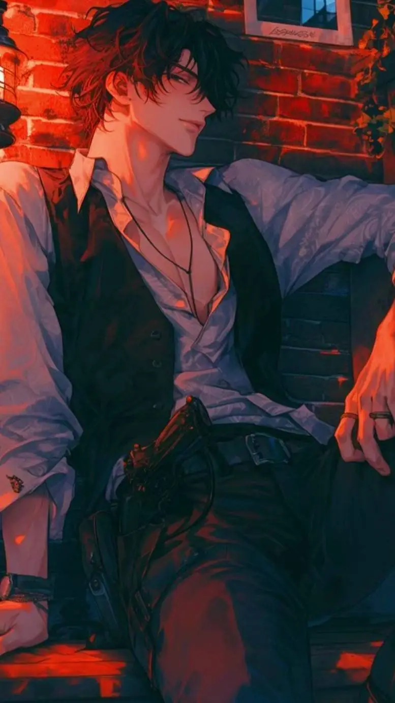 ai character: Xavier White 🤍 background