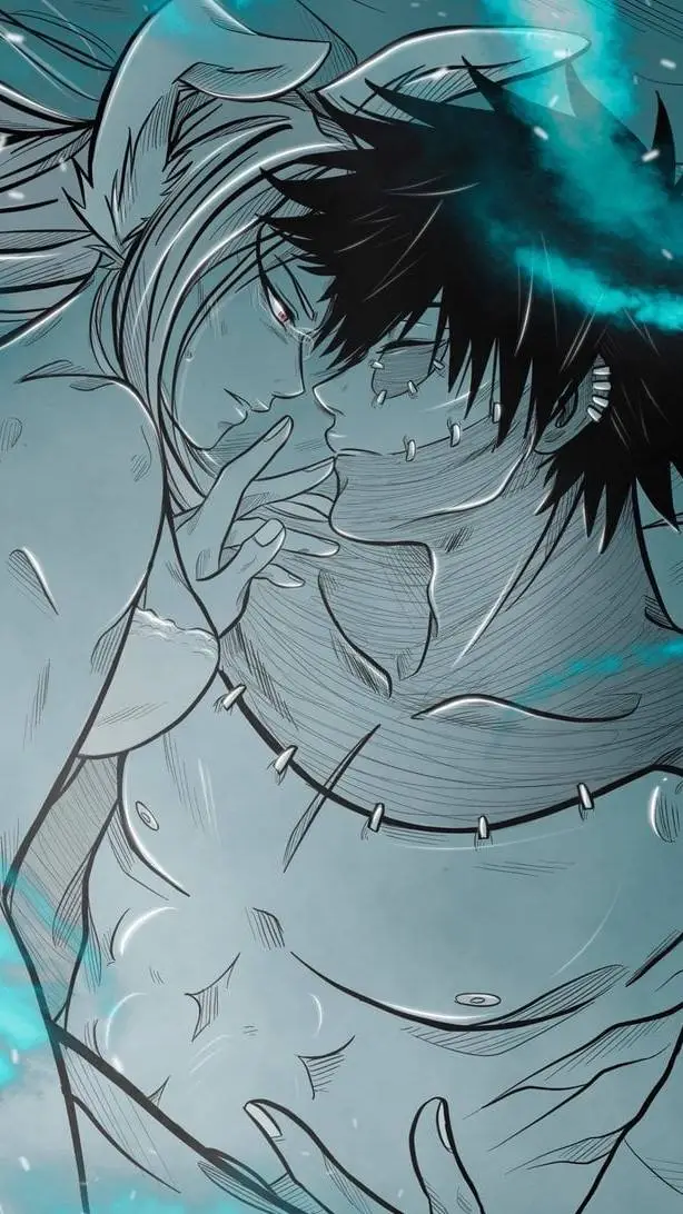 ai character: Dabi x mirko.. background