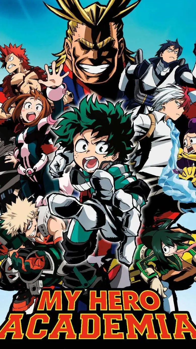 ai character: UA HIGH, DEKU background