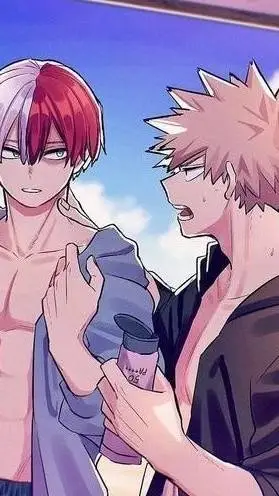 ai character: shoto x bakugou  background