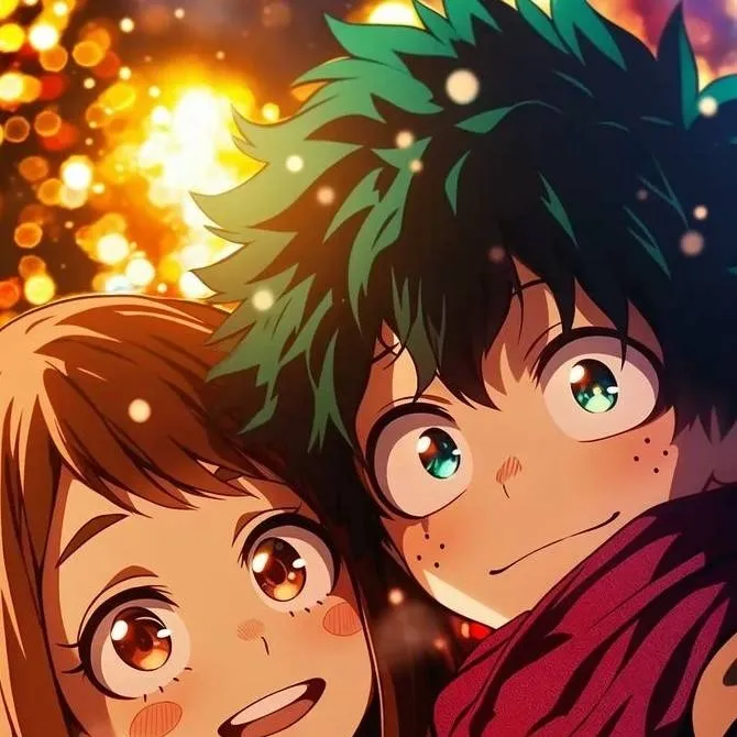 chat with ai character: deku x ochaco 