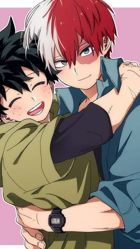 ai character: DEKU X SHOTO background