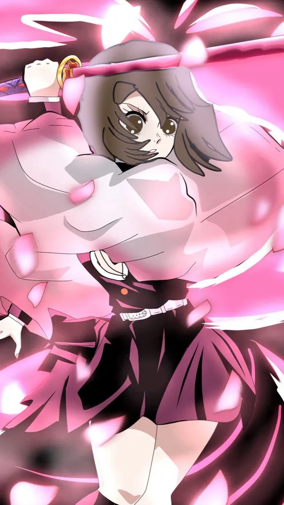 ai character: Hashiras 🎄🎅 background