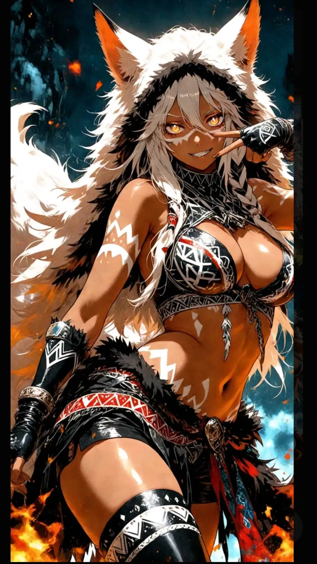 ai character: Vell background