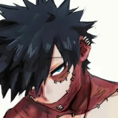 chat with ai character: dabiblue eyes hate