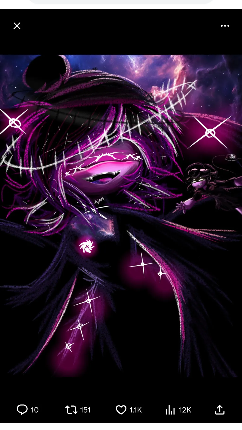 ai character: Md god Uzi  background