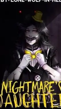 ai character: girl nightmare background
