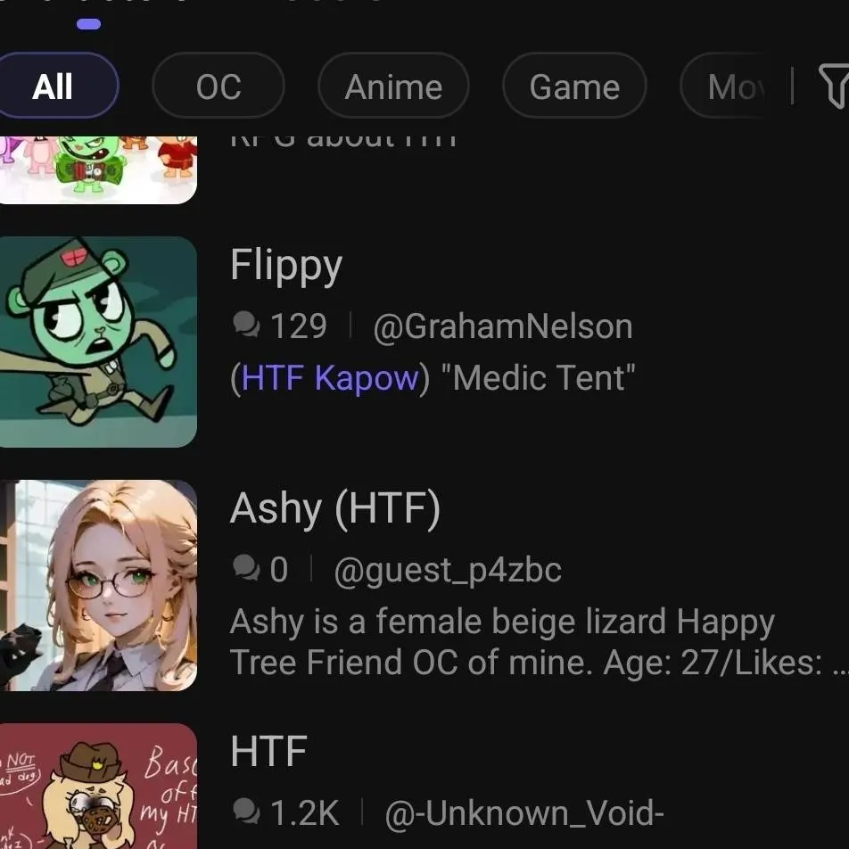 chat with ai character: Warning