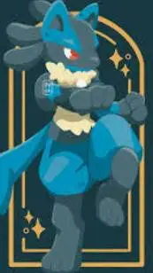 ai character: Lucario background