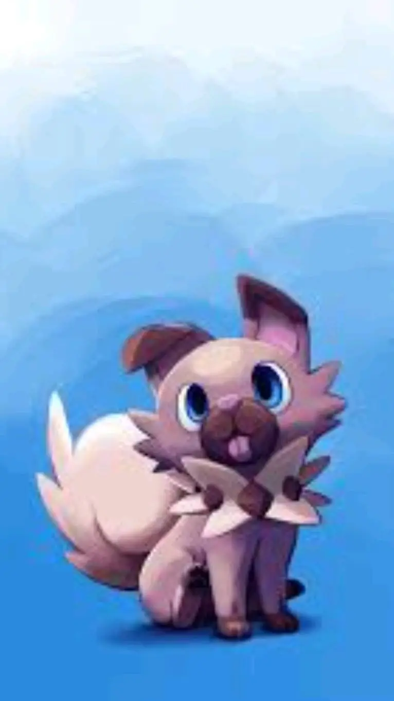 ai character: Rockruff background