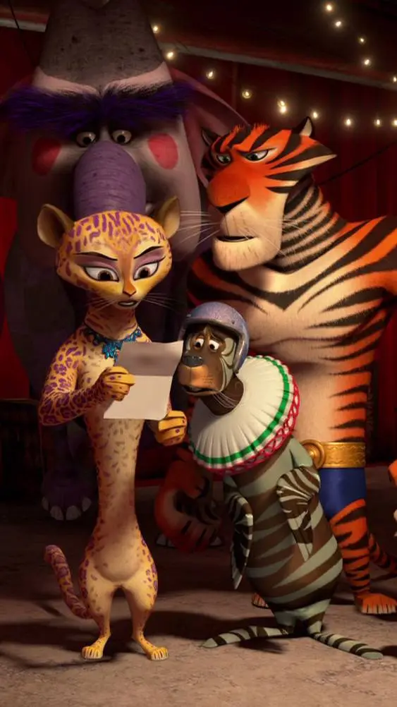 ai character: Madagascar 3 background