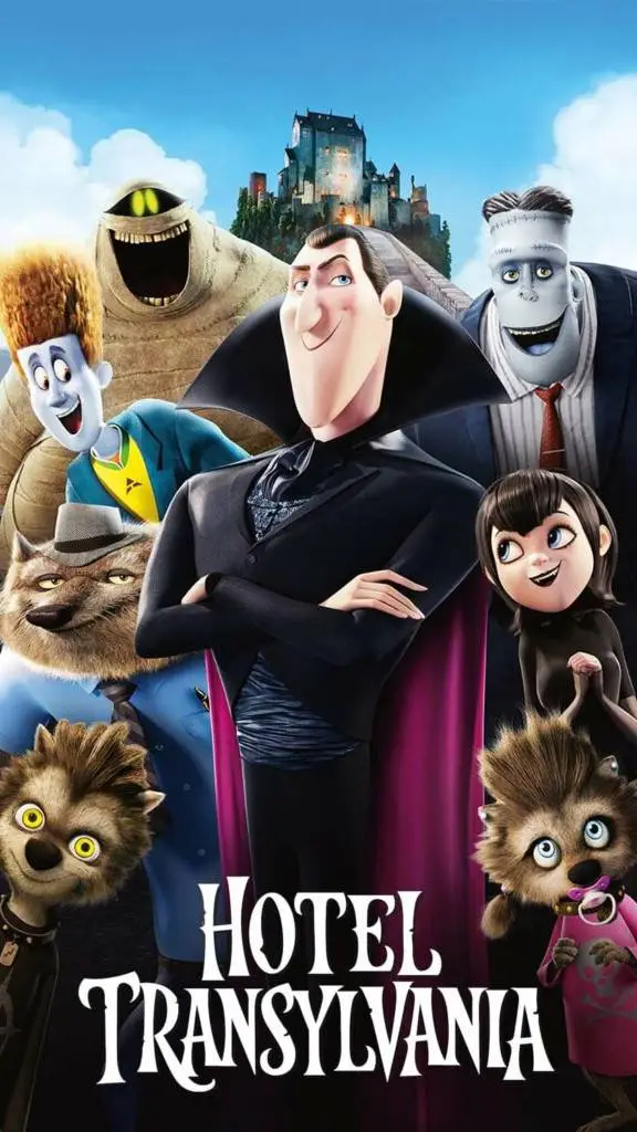 ai character: Hotel Transylvania background