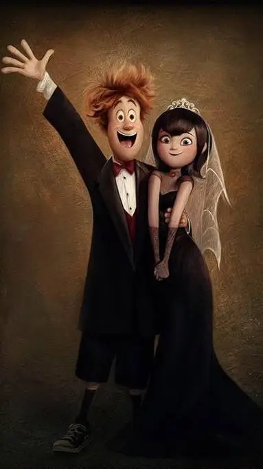 ai character: Mavis x Johnny background