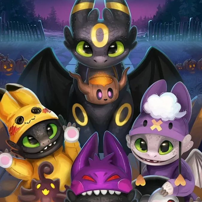 chat with ai character: HTTYD Halloween