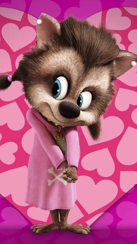 ai character: Winnie Werewolf background