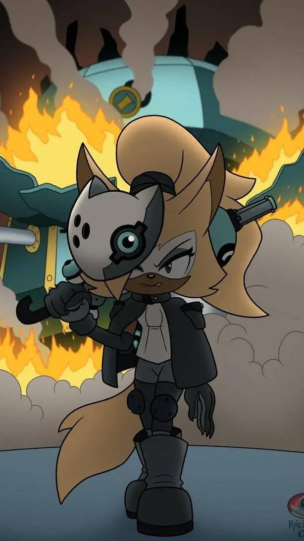 ai character: Sonic infection AU background